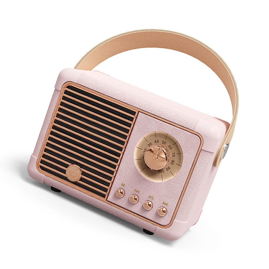 Bluetooth-колонка Компактная Портативная Ретро-дизайн Стереозвук HIFI Многофункциональная Беспроводная колонка с аккумулятором