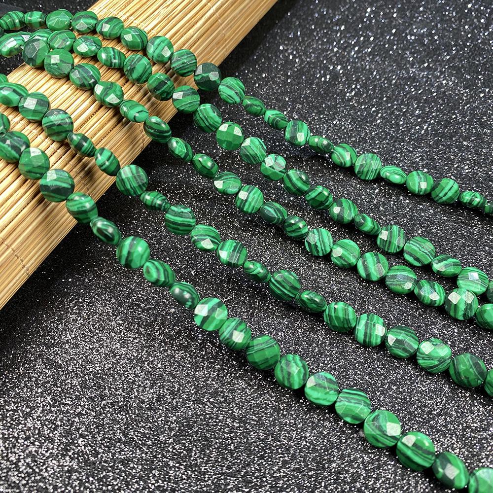 Бусины из натурального камня розовый кварц/унакит граненые бусины для изготовления ювелирных изделий DIY ожерелье браслет серьги аксессуар