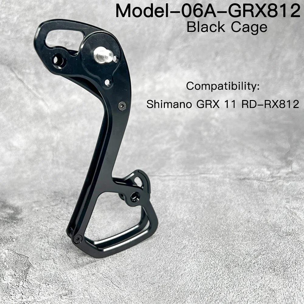 Gravel Rear Derailleur Cage Pulley Wheels for Gravel Derailleur Oversized Bearing For Shimano GRX 11-speed RD-RX812 RX817 Di2