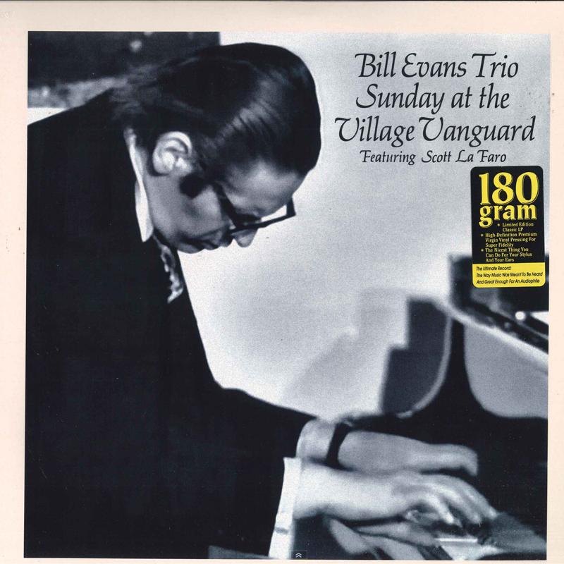 Виниловая пластинка БИЛЛ ЭВАНС СКОТТ ЛАФАРО Sunday At The Village Vanguard VNL12518LP Ermitage 2020 Europe Jazz