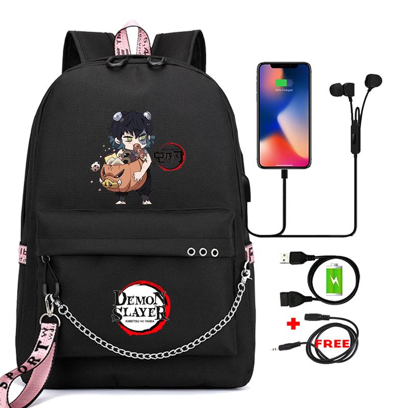 Сумка для книг в стиле аниме, подростковый рюкзак, школьные ранцы унисекс для мальчиков и девочек, рюкзак для ноутбука с мультяшным принтом, рюкзак для школы, Mochilas
