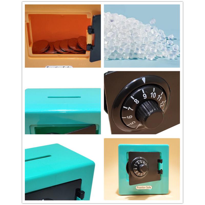 Мультфильм Банкомат Мини-сейф Копилка Депозит Банк Код Банк бытовые украшения Банкнотная касса Сбережения наличных Хранение Рождественский подарок