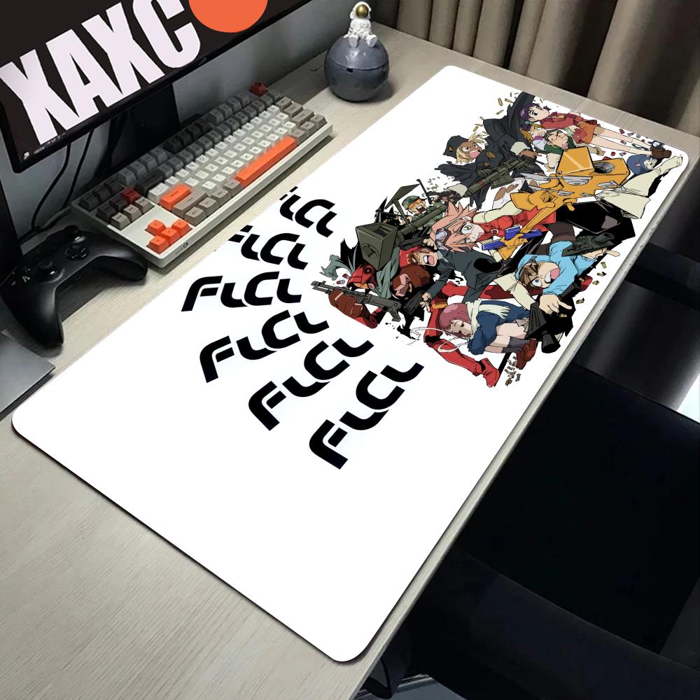 Pc Gamer Gaming Mouse Mat FLCL Computer Table Pads Cabinet Pad KEYBOARD the Rubber TABL Mausepad Mats Large Anime Desk
