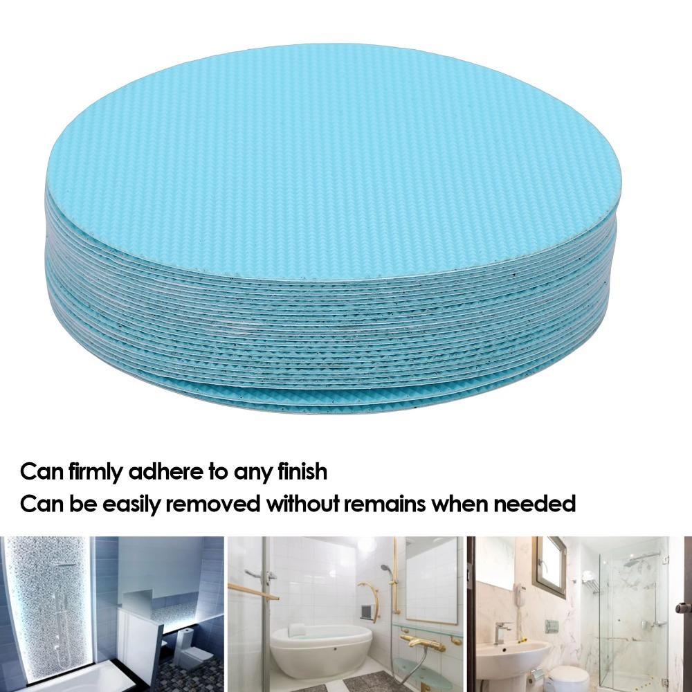 24 PCS Round Shape Non Slip Sticker PEVA Anti Slip Shower Tape Bathroom Bathtub Shower Stairs