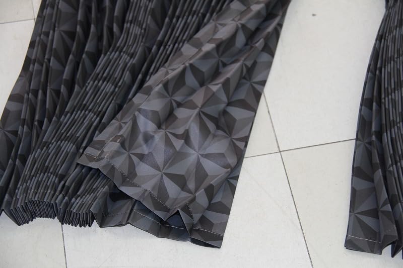 Задние геометрические шторы для грузовика за спальным местом шириной 85 см x 70 см комплект штор для грузовика шторы, плиссированные, с рисунком, светонепроницаемые, шторы, длинные, 2,