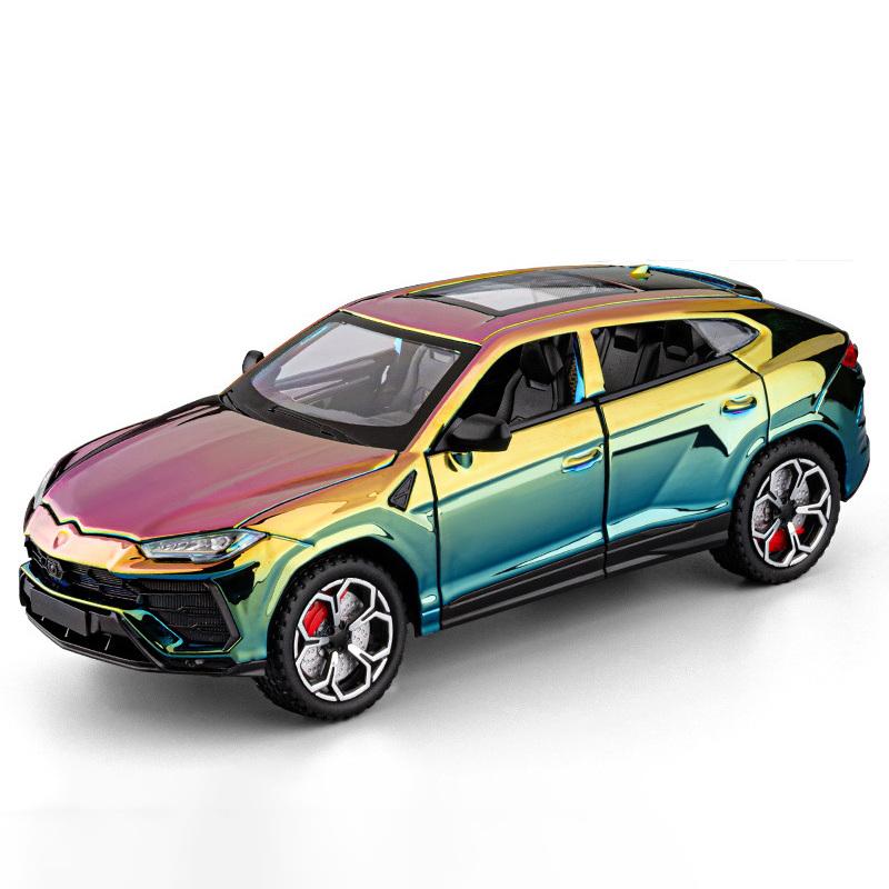 1/24 Lamborghini URUS внедорожник сплав гальваническое покрытие модель спортивного автомобиля литой металл гоночные автомобили модель автомобиля симуляция звук свет детская игрушка подарок