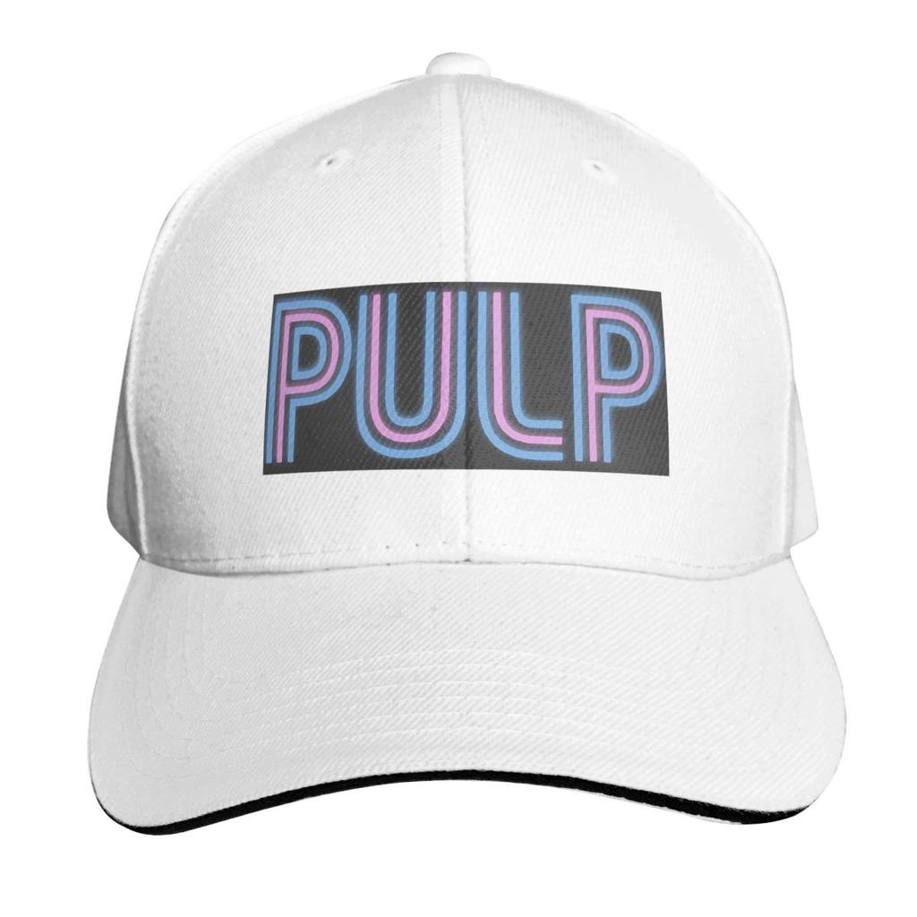 Кепка с логотипом рок-группы Pulp Модная повседневная бейсболка Регулируемая кепка Хип-хоп Летняя Унисекс Бейсболки