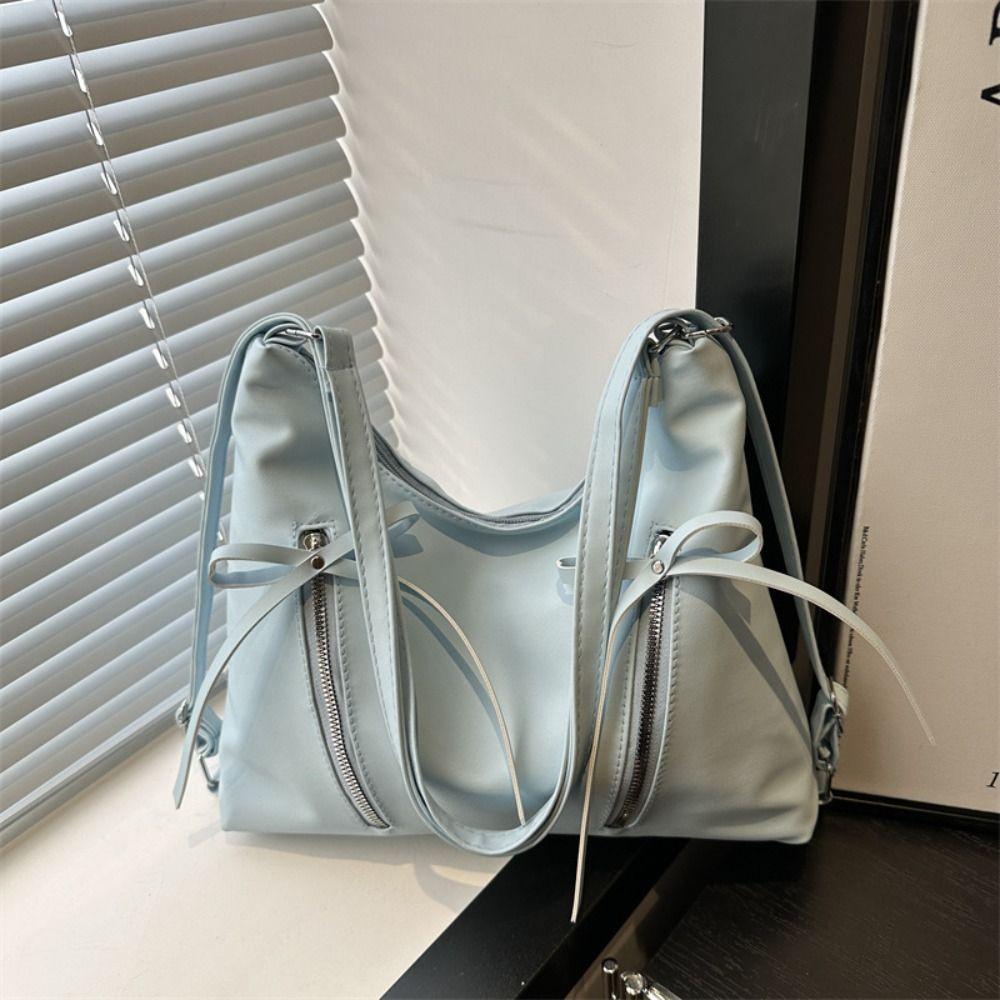 Korean New Style Bow Tote Bag Large Capacity Bow Crossbody Bag Bowknot Shoulder Bag Ladies/Girls