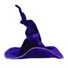 Witch Hat Velvet Surface Festive Ambience Enhancer Stage Show Witch Hat Versatile Accessory Halloween Decor
