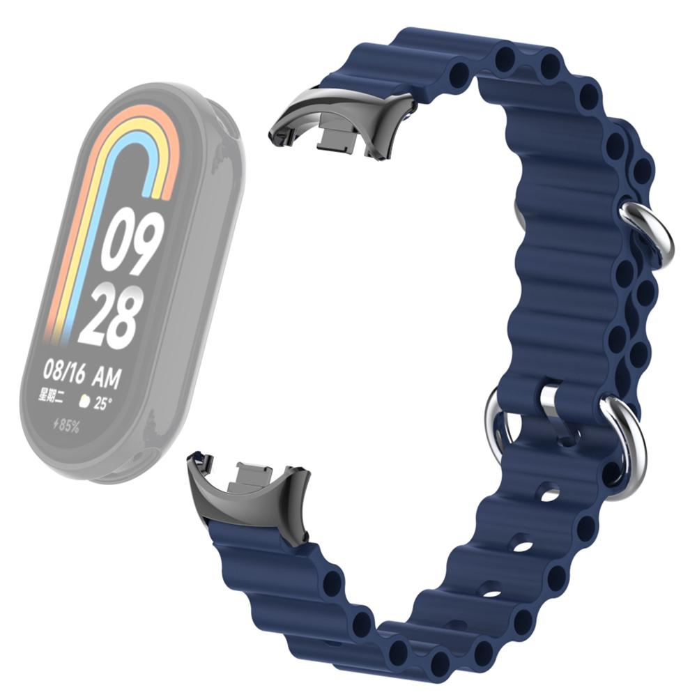 For Xiaomi Smart Band 9 NFC/9/8 NFC/8 Ocean Band Adjustable Loop Sport Watch Strap with Connector