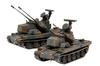 Fujimi 1/72 Военная Серия №9 EX-2 Самоходная зенитная установка Сил самообороны Японии Тип 87 Модель-конструктор с экипажем 2 машины
