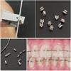10 Pcs/pack Dental Orthodontic Crimping Hook Stopper Hook Crimpable Material Accessaries Openning/Closed Type