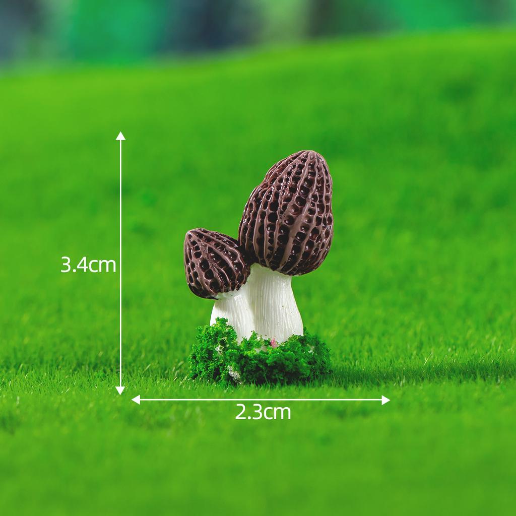 4 PCS Micro landscape DIY mushroom decoration set