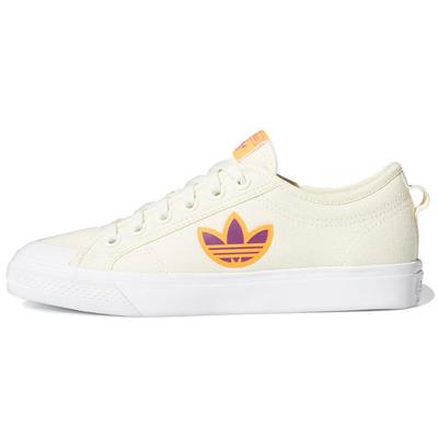 Originals Nizza Trefoil Холщовые Нескользящие Прочные Легкие Низкие Кеды для Скейтбординга Женские кроссовки Кремовые FX9009