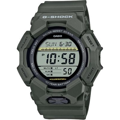 Мужские часы G-SHOCK GD-010-3JF [G-SHOCK 10-YEAR BATTERY SERIES] Круглые часы Зеленые цифровые