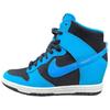 Dunk Sky High Essential Black Blue Lacquer Women Sneakers Light-Blue-Lacquer White 644877-009