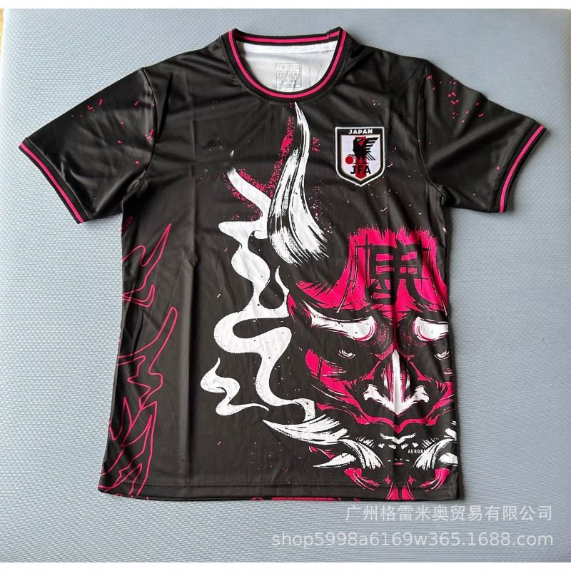 Japan Football Team Jersey Adult Kids Short Sleeve Quick Dry Breathable Sports Shirt Training Running