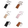 Portable Sunglasses Storage Case Pu Leather Hanging Neck Eyeglasses Case  Travel