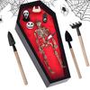 Children Decorate Props Skeleton Coffin Toy Halloween Grimaces Scythe Props Demon Decoration Supplies DIY Decorations