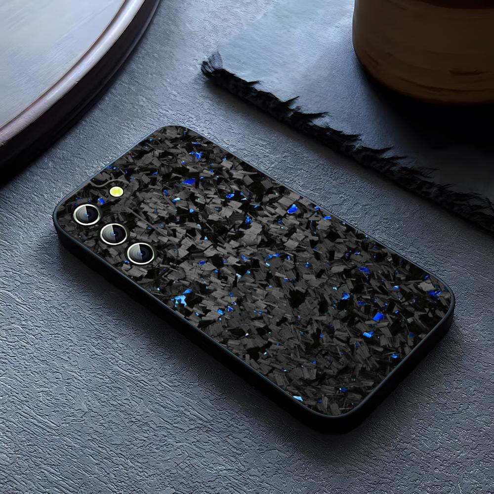 Обычный Настоящий Кованый Карбон Чехол Для Телефона Для Samsung Galaxy S26 S24 S23 S22 S25 S21 S20 Ultra Fe Plus A54 A24 A55 A53 Чехол