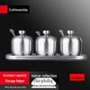Набор баночек для приправ Beifu 304 из нержавеющей стали в европейском стиле, 3 отделения