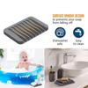 Silicone Soap Holder Portable Sponge Tray Useful Soap Box  Bathroom