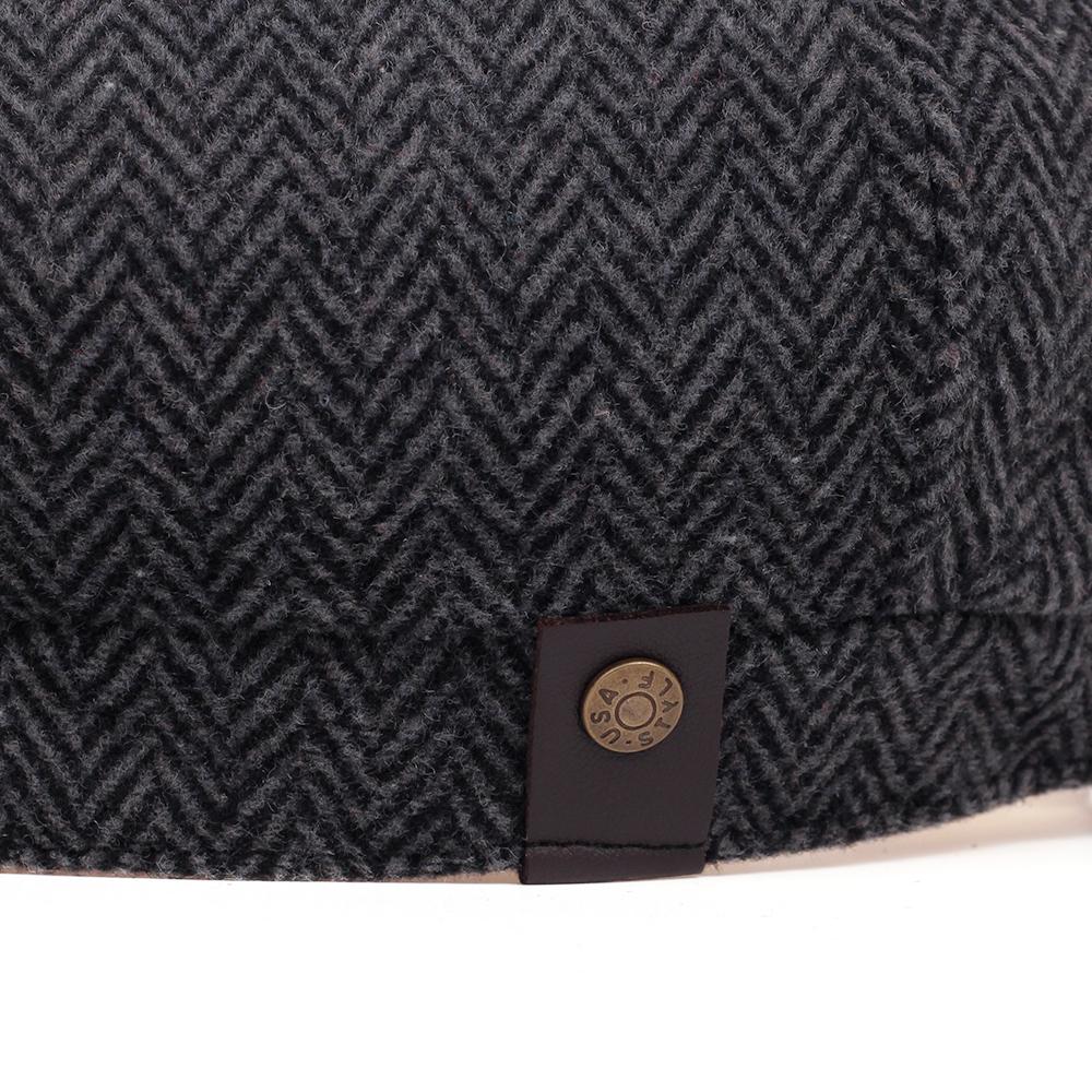 Fashion Wool Newsboy Caps Men Herringbone Flat Caps Women Coffee British Gatsby Caps Autumn Winter Warm Woolen Hats Gorras