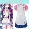 Костюм Микан Цумики из Dangan Ronpa 2, розово-белый, униформа