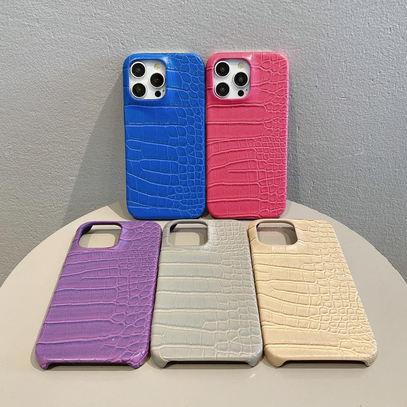Текстура крокодиловой кожи подходит для чехлов для телефонов Apple 16promax, IPhone15 High-end 14 противоударный 13 роскошные мужские кожаные чехлы