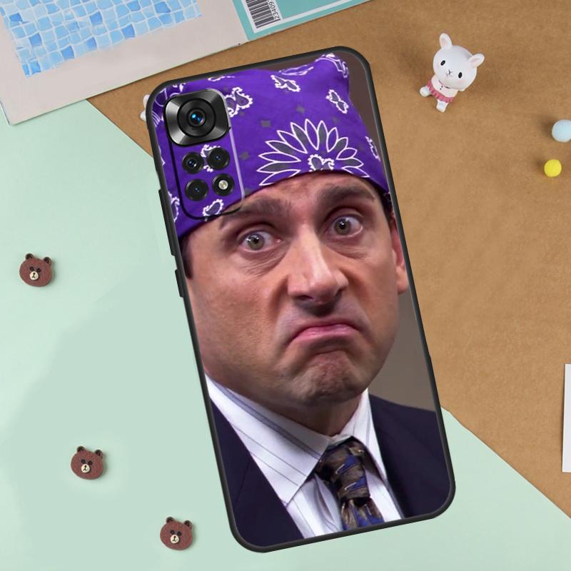 The Office Prison Mike Case For Xiaomi Redmi 14C 10C 12C 13C Cover For Redmi Note 13 Pro 14 9 10 11 12 10S 11S 12S
