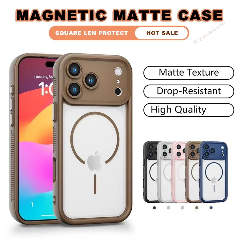 Магнитный Чехол из Жидкого Силикона для For Iphone 17 1 14 13 12 11 16 Pro Max Air 14 1 16 Plus Защитный Ударопрочный Чехол