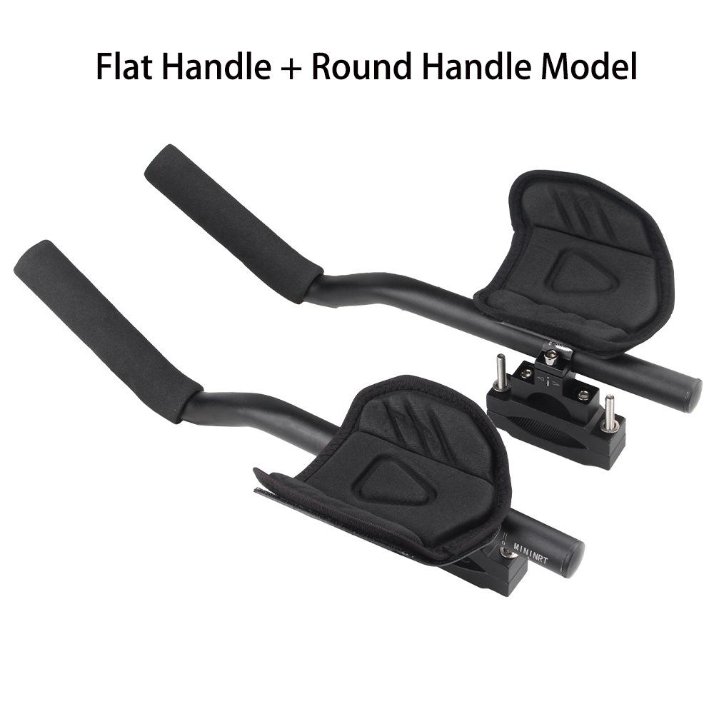 Bicycle Rest Handlebar Mountain Bike Road Bike Integrated Split Flat Handlebar Round Handlebar Detachable TT Handlebar