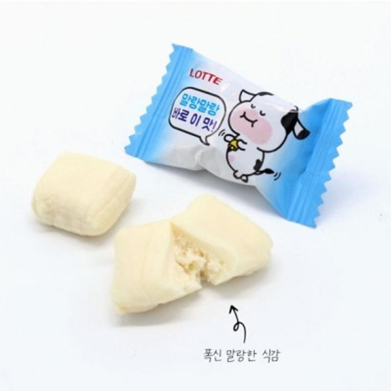 Lotte Мягкие и пушистые жевательные конфеты «Корова Маланг» 158 г (4 варианта)