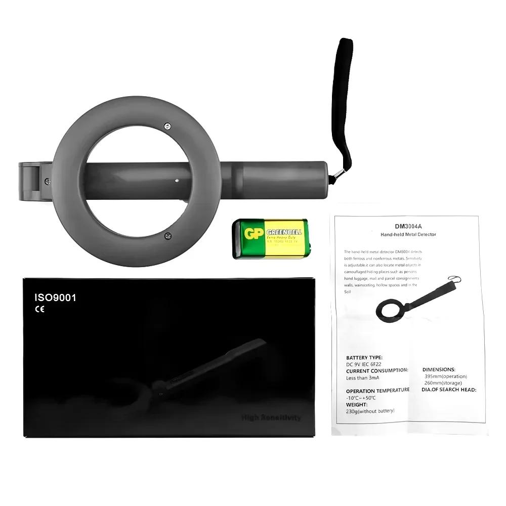 Металлоискатель Ручной Сигнализатор Высокочувствительный Металлический Сканер Проверка Безопасности Пинпоинтер Поисковая Катушка Металлоискатель