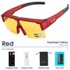 WEST BIKING Large Frame Cycling Glasses Photochromic Polarized Sports Sunglasses Men Women MTB Road Bike Bicycle Eyewear Goggles