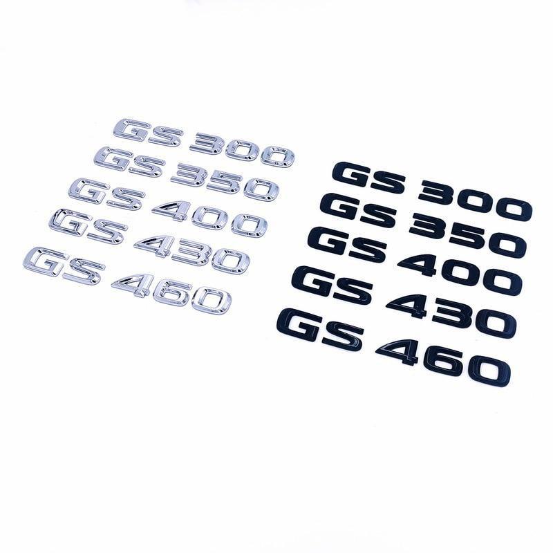 3D ABS Letters Car Rear Trunk Emblem Badge Sticker Car Logo Styling Sticker
