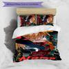 3pcs Custom Name Asuka Langley Soryu Bedding Set Duvet Cover Closure Includes 1 Duvet Cover & 2 Pillowcases for All Seasons Bedroom Decor