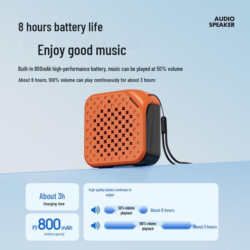 Newman Portable Mini Bluetooth Subwoofer Speaker PBS001-TWS (CN version)