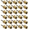 30Pcs M10 Brass AC Valve Cores Fit For Ford GM Chrysler 134A and R12 System | Air Conditioning Valve Cores Fit For BAS03009 MT0065 59356 Ford