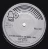 7-дюймовая пластинка GARY GLITTER  Im The Leader Of The Gang I Am BELL1321 Bell Records 1973 Великобритания Рок Б/у