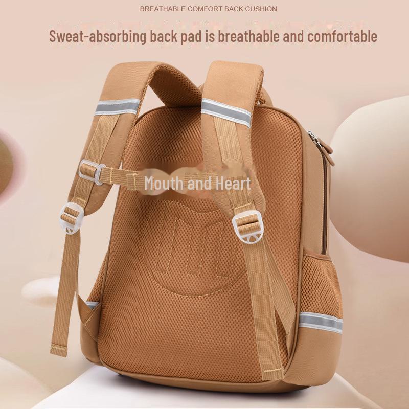 Рюкзак большой вместимости с капибарой для 1-6 классов - Милый и грязеотталкивающий дизайн для мальчиков и девочек