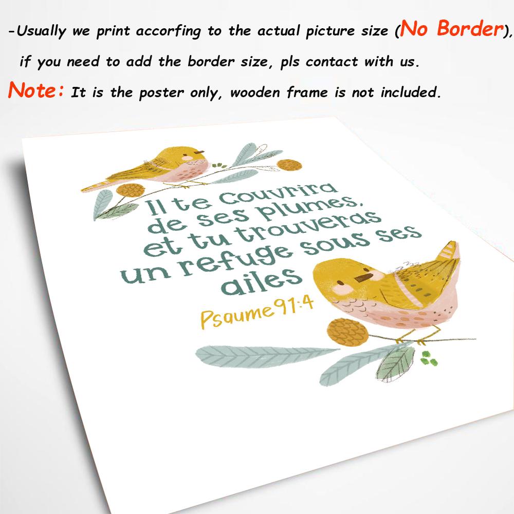 Bible Verse Wall Art Canvas Painting Christian Nursery Animal House Sun Flowers Quotes Print Nordic Poster for Living Room Decor