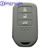 Чехол для автомобильного ключа jingyuqin 3B, силиконовый для Honda Accord 9 Crider City 2015 2016 HRV CRV Vezel Spirior Odyssey Civic Fit Jade