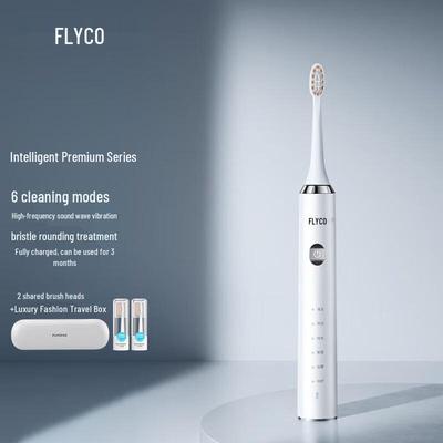 Звуковая электрическая зубная щетка Flyco FT7205, штекер CN (адаптер в комплекте)