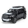 1/24 Внедорожник Range Rover Defender Литая металлическая модель автомобиля Симуляция Металлическая игрушка Внедорожники Модель автомобиля Звук и свет Детский подарок