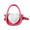 Trendy Kids Mini Crossbody Bag For Girls Cute Heart Design Pu Leather