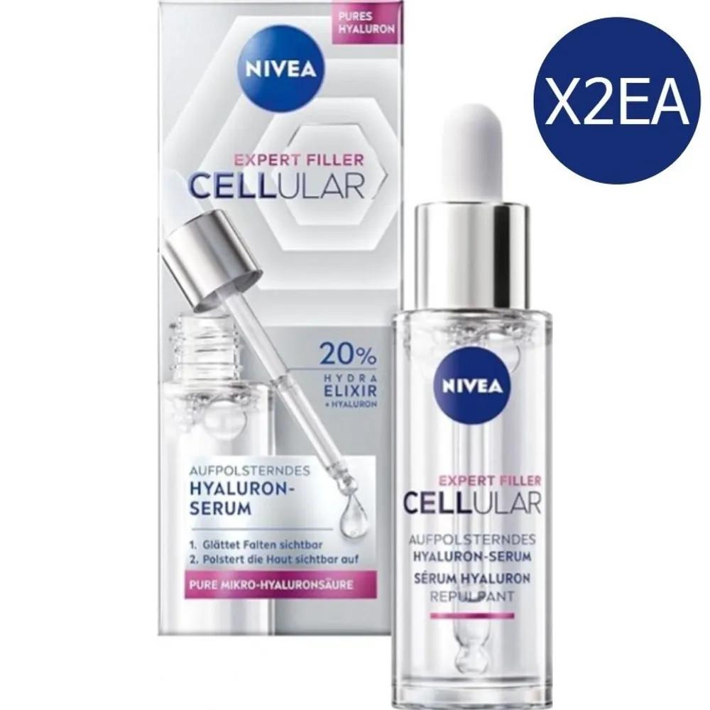 Nivea Cellular Expert Filler Hyaluronic Serum 30ml x 2