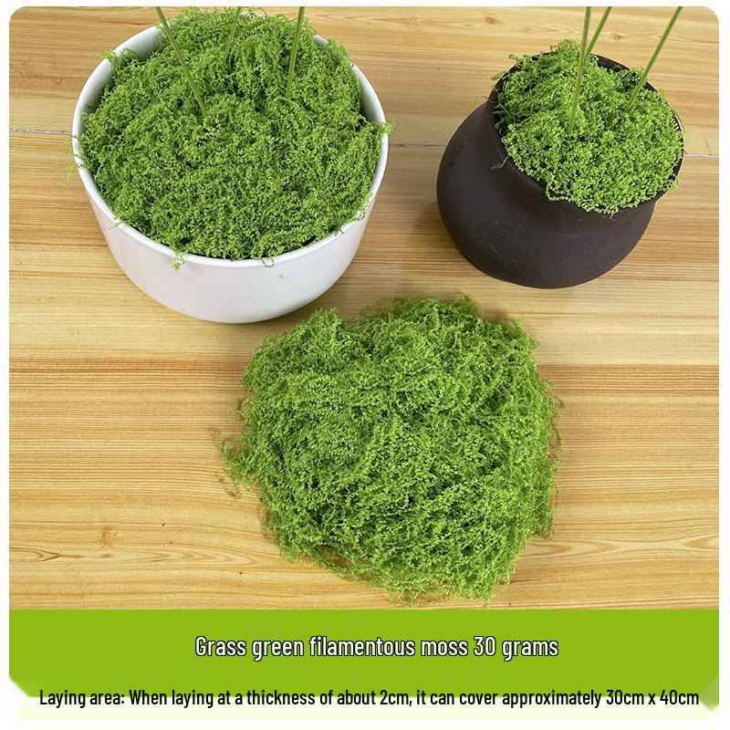 Искусственный мох, шелковистая трава, газон для ландшафтного дизайна и декора