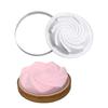 Single Cyclone Tartlet Decorated with Silicone Mold Round Musta Circle Cake Dessert Baking