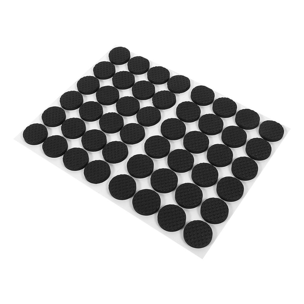 48Pcs Black NOn Slip Self Adhesive Floor Protectors Furniture Sofa Table Chair Rubber Feet Pads
